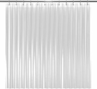 36&quot; W x 72&quot; H White PEVA Extra Heavy Weight Shower Liner - Liba