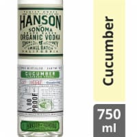 Hanson of Sonoma Organic Cucumber Vodka