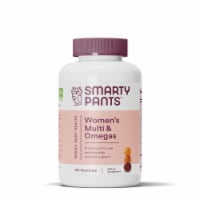 SmartyPants Women's Multi & Omegas 3 Fish Oil Gummy Vitamins with D3, C & B12 - 120ct Perspective: Main