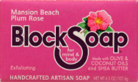 Block Mansion Beach Plum Rose Soap