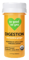 So Good So You® Digestion Clementine Ginger Probiotic Wellness Shot Perspective: Main