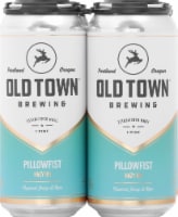 Old Town Brewing Pillowfist Hazy IPA Beer Perspective: Main