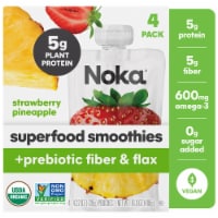 Noka® Strawberry Pineapple Superfood Smoothie Fruit Pouch