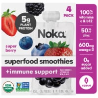 Noka® Superfood Smoothie + Immune Support Super Berry Pouches Perspective: Main