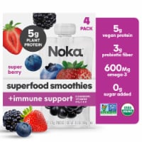 Noka® Superfood Smoothie + Immune Support Super Berry Pouches Perspective: Main