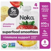 Noka 399842 16.9 oz Strawberry Banana Smoothie - 4 Piece - Pack of 6