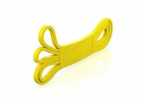 The X Bands 1/4  Wide by 41  Long Resistance Band  Little Yellow  15 LBS