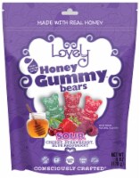 Lovely Honey Sour Cherry, Strawberry Blue Raspberry Gummy Bears Perspective: Main