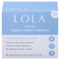LOLA Compact Tampons Regular Absorbency Unscented