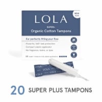 LOLA Super Plus Compact Organic Cotton Tampons