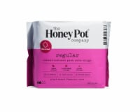 The Honey Pot® Regular Herbal-Infused Pads with Wings Perspective: Main