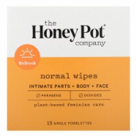 The Honey Pot Intimate Parts + Body + Face Normal Wipes Travel Size