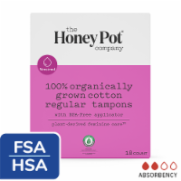 The Honey Pot Organic Regular Tampons