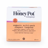 The Honey Pot Company® Organic Multi-Pack Compact Tampons