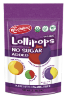 Koochikoo Organic Lollipop Pouch - Assorted Flavors Perspective: Main