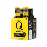 Q Mixers Tonic Water, Premium Cocktail Mixer Made with Real Ingredients, 6.7 Fl Oz (4 Bottles) Perspective: Main