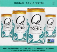 Q Mixers Indian Tonic Water Cans Perspective: Main
