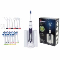 PURSONIC S520WH Ultra High Powered Sonic Electric Toothbrush with Dock Charger  White