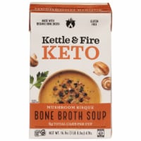 Kettle & Fire Mushroom Bisque Chicken Bone Broth Soup
