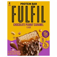 Fulfil Chocolate Peanut Caramel Protien Bar Perspective: Main