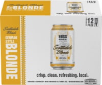 Huss Brewing Co. Scottsdale Blonde German Style Kolsch Lager Beer Perspective: Main
