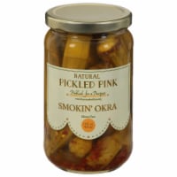 Pickled Pink Smokin' Okra