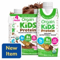 Orgain Organic Kids 8g Protein Nutritional Shake Drink, Chocolate Perspective: Main