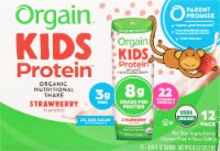 Orgain Kids Protein Organic Strawberry Nutritional Shakes