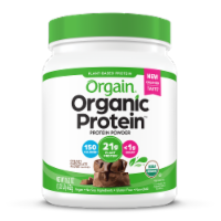Orgain® Organic Protein™ Creamy Chocolate Fudge Flavor Plant-Based Protein Powder Perspective: Main