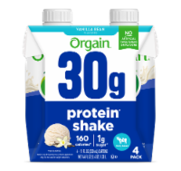 Orgain® Vanilla Bean Protein Shakes Perspective: Main