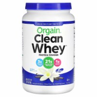 Orgain  Clean Whey™ Grass Fed Whey Protein Powder   Vanilla Bean