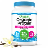 Orgain® Organic Protein & Superfood Vanilla Bean Flavor Plant Based Protein Powder