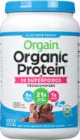 Orgain Organic Protein & Superfoods Creamy Chocolate Fudge Flavor Plant Based Protein Powder