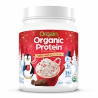Orgain® Organic Protein™ Peppermint Hot Cocoa Plant-Based Protien Powder Perspective: Main