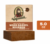 Dr Squatch Wood Barrel Bourbon Bar Soap