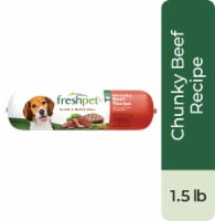 Freshpet® Select Chunky Beef Recipe Slice & Serve Roll Dog Food
