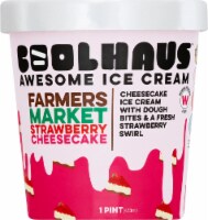 Coolhaus Farmer's Market Strawberry Cheesecake Ice Cream Perspective: Main