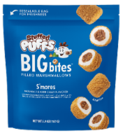 Stuffed Puffs Big Bites S'mores Filled Marshmallows