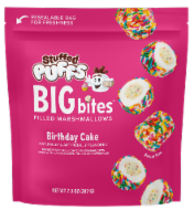 Stuffed Puffs Big Bites Birthday Cake Filled Marshmallows