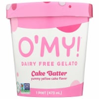 O'MY!® Dairy Free Cake Batter Gelato Pint Perspective: Main