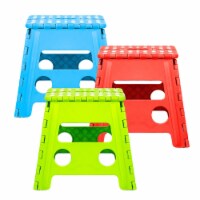 Medium 3 Piece Folding Space Saving Step Stool