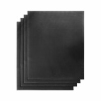 Black Heavy Duty Non Stick Reusable BBQ Grill Mats for Outdoor Grill, 4 Pack