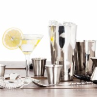 Wyndham House Cocktail Shaker Set for the Home Bar Stainless Steel 5-Piece,  1 - Kroger