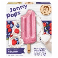 Jonny Pops Raspberries & Blueberries with Fresh Cream Pops