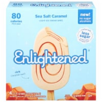 Enlightened® Sea Salt Caramel Ice Cream Bars Perspective: Main