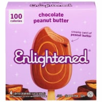 Enlightened Peanut Butter Swirl Ice Cream Bars