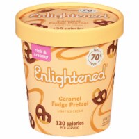 Enlightened® Caramel Fudge Pretzel Light Ice Cream