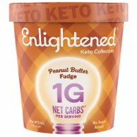 Enlightened Peanut Butter Fudge Keto Ice Cream