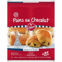 La Boulangere Pains Au Chocolat, Chocolate Croissants, Individually Wrapped, 16-Count