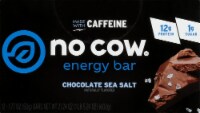 no cow Chocolate Sea Salt Energy Bars Perspective: Main